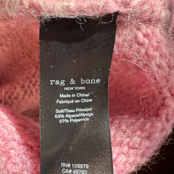 Rag & Bone Pink Alpaca Ombre Stripe 'Holly" Sweater - Picture 7 of 7